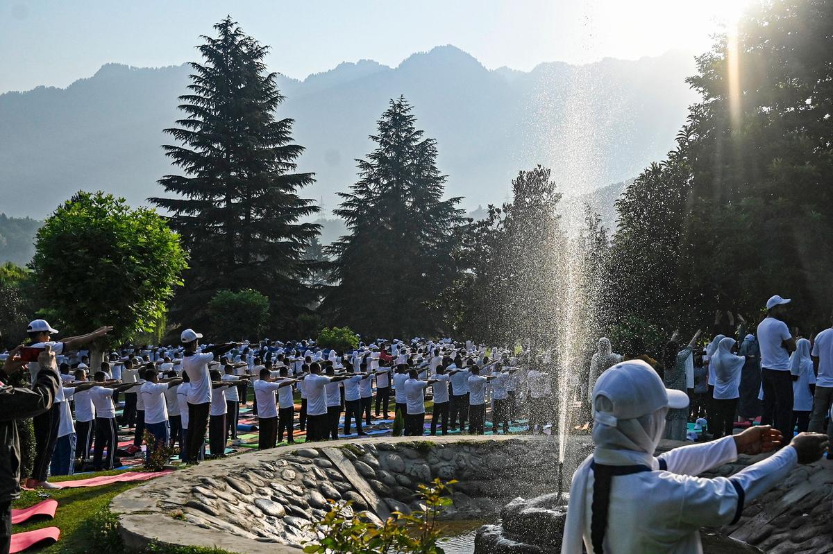 Día Internacional del Yoga en la India