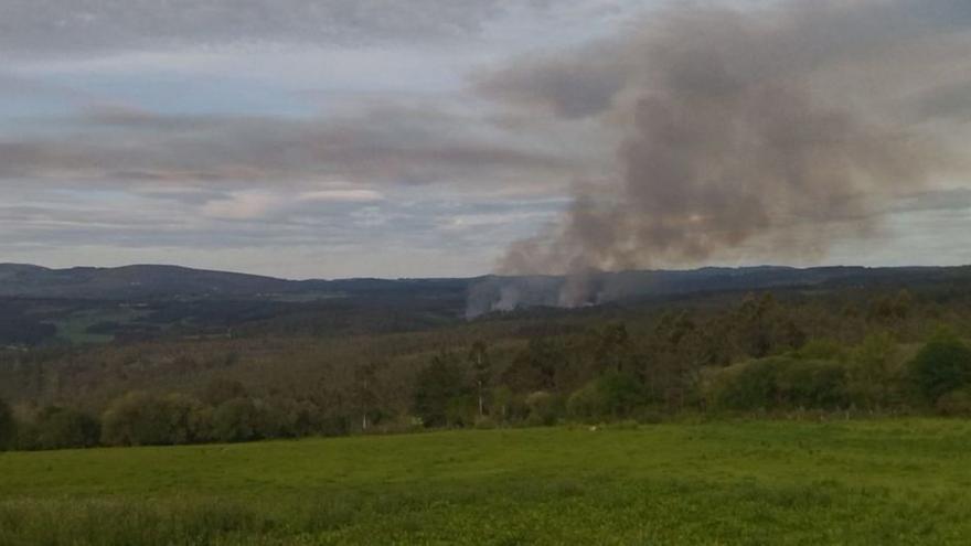 El incendio de Eidián afectó a cuatro hectáreas de arbolado