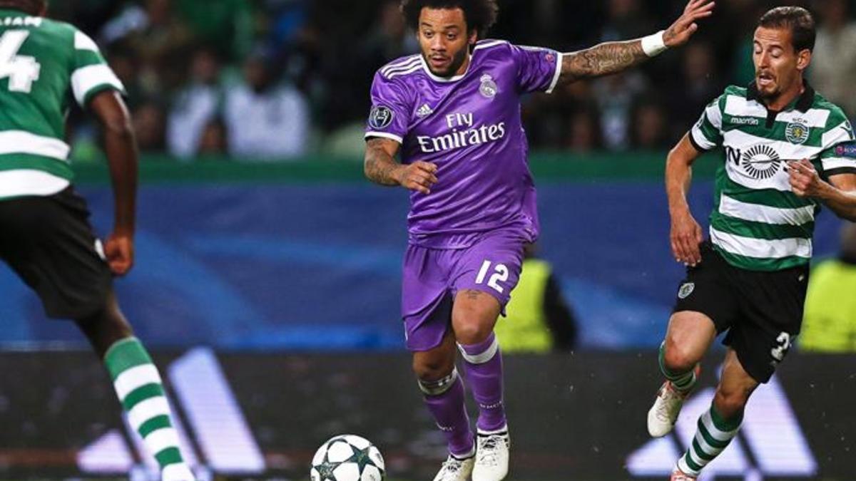 Marcelo no terminó el partido y se retiró con signos de dolor