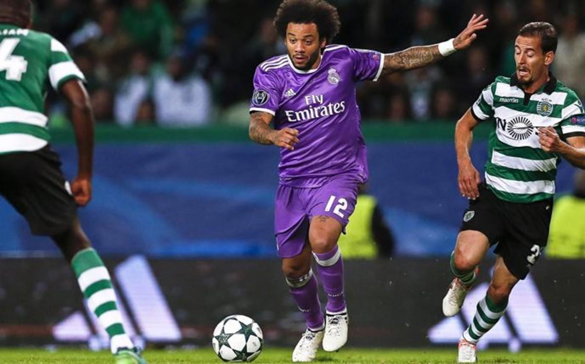 Marcelo no terminó el partido y se retiró con signos de dolor