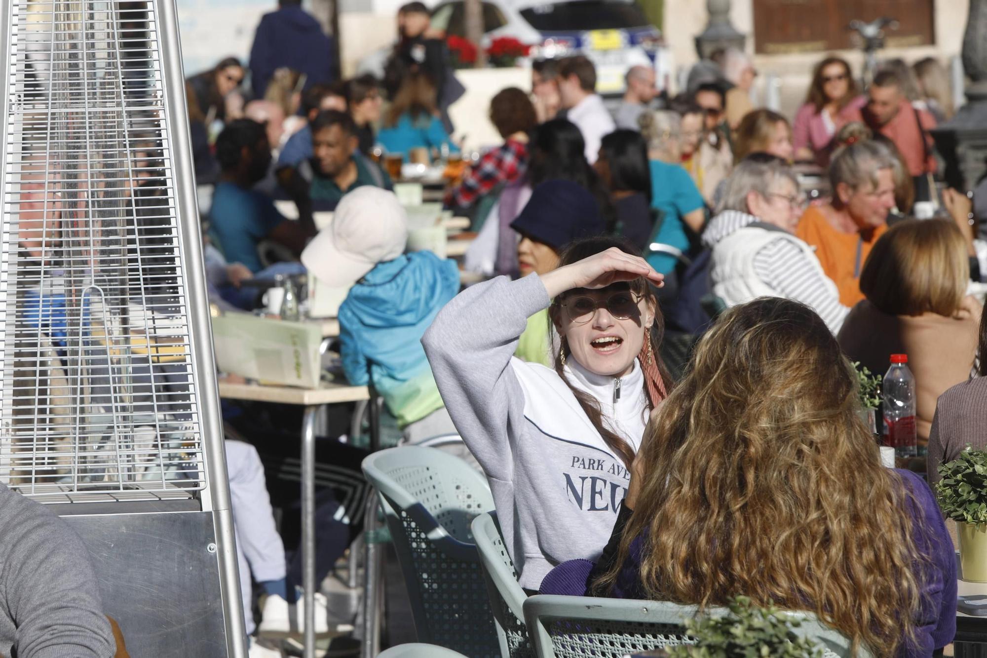 València, a reventar por la Navidad y el buen tiempo