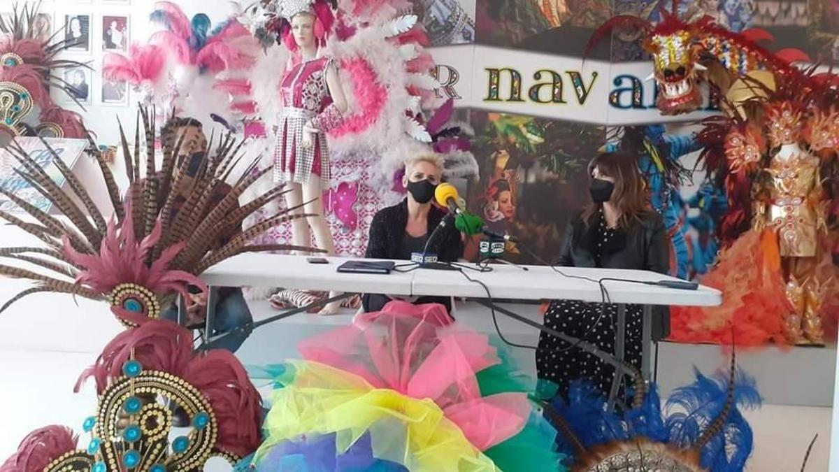 Acto de la presentación del carnaval de Navalmoral de una edición anterior.