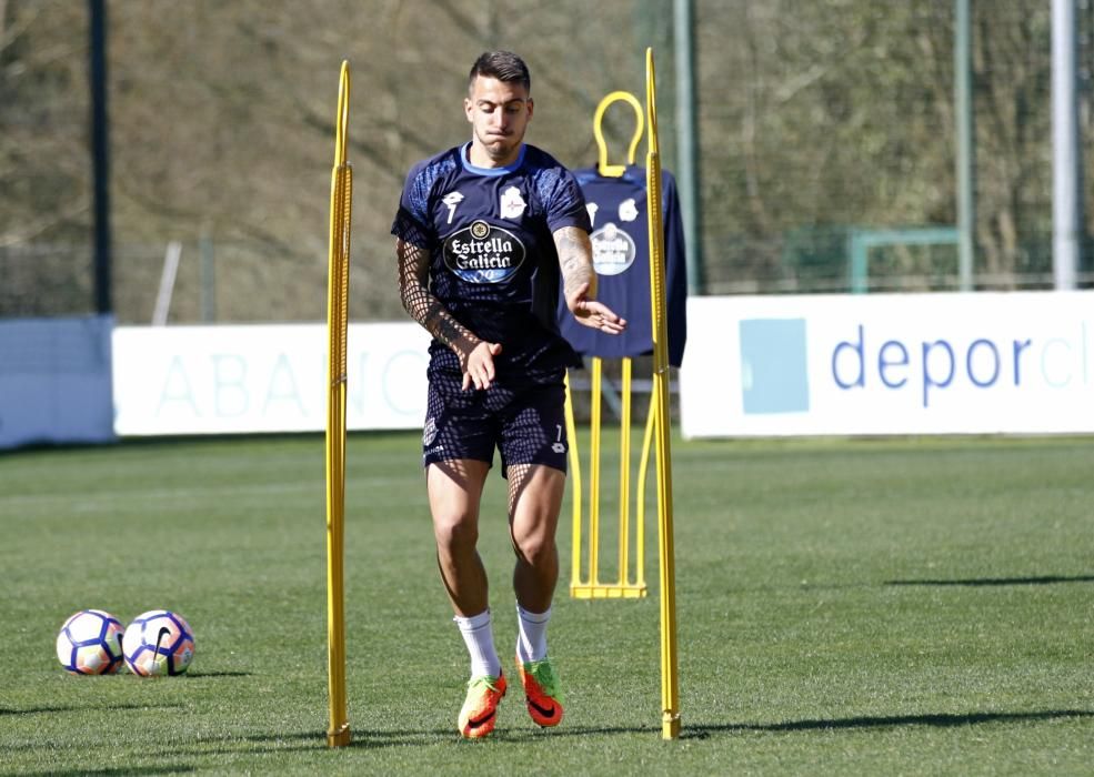 Entrenamiento del Deportivo 10 de marzo