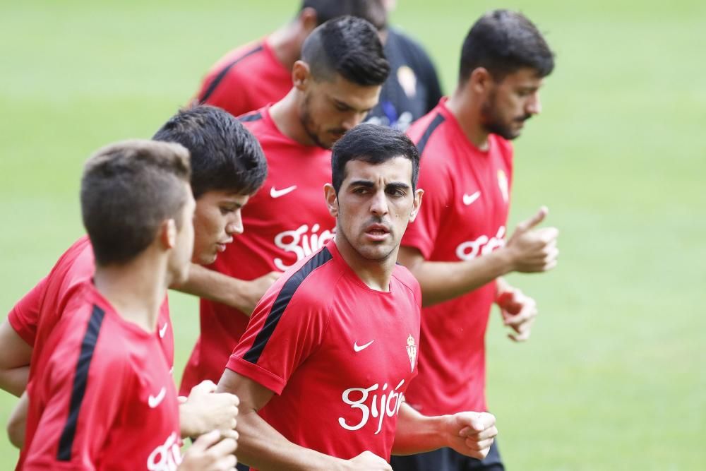 Entrenamiento del Sporting