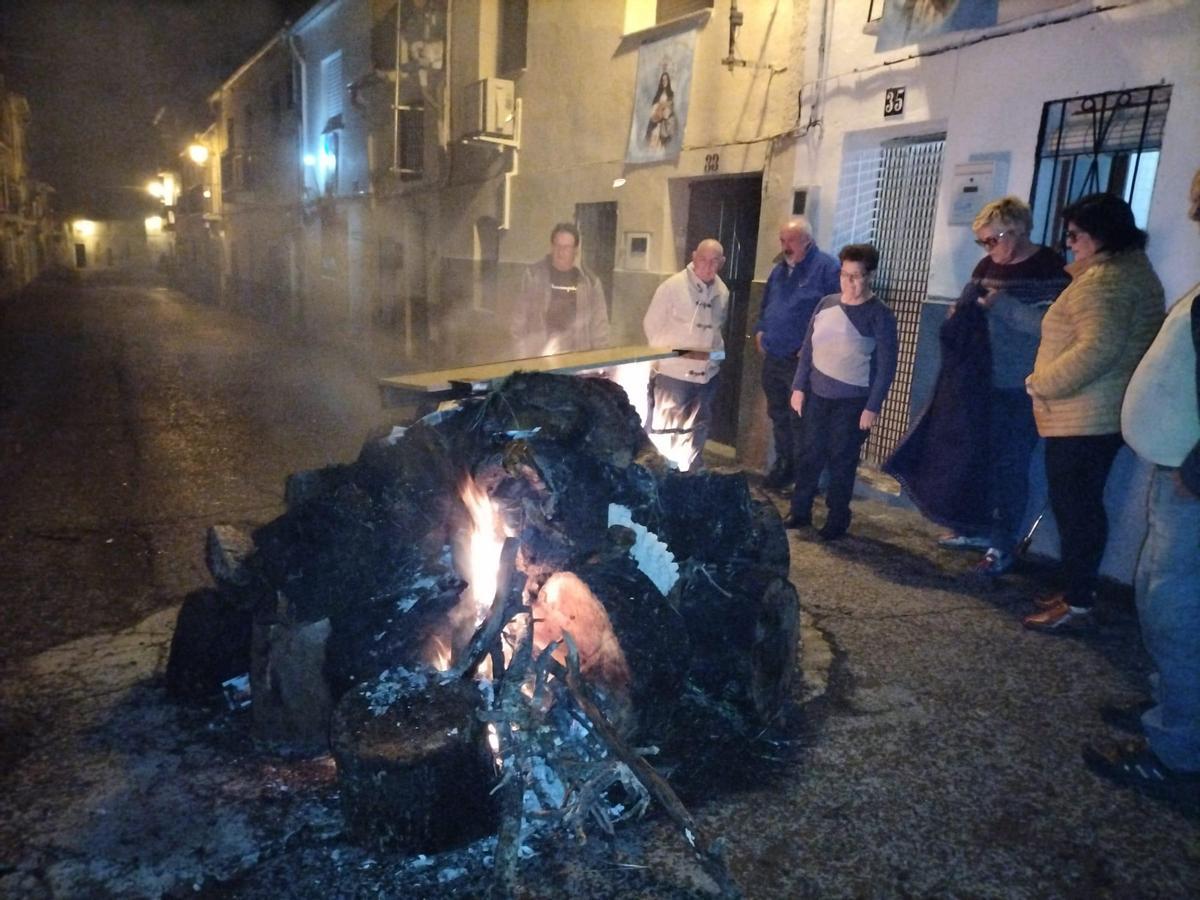 Imagen captada anoche en Torrejoncillo.