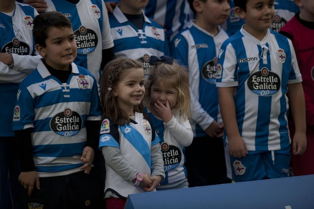 La afición del Dépor se lo pasó en grande