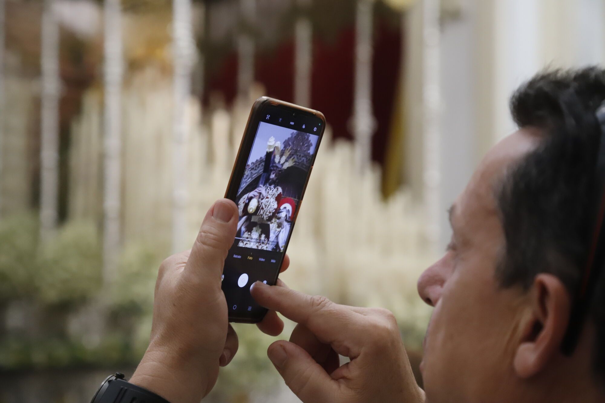 Córdoba  Previa y preparativos del Magno Vía Crucis Iglesia de San Andrés