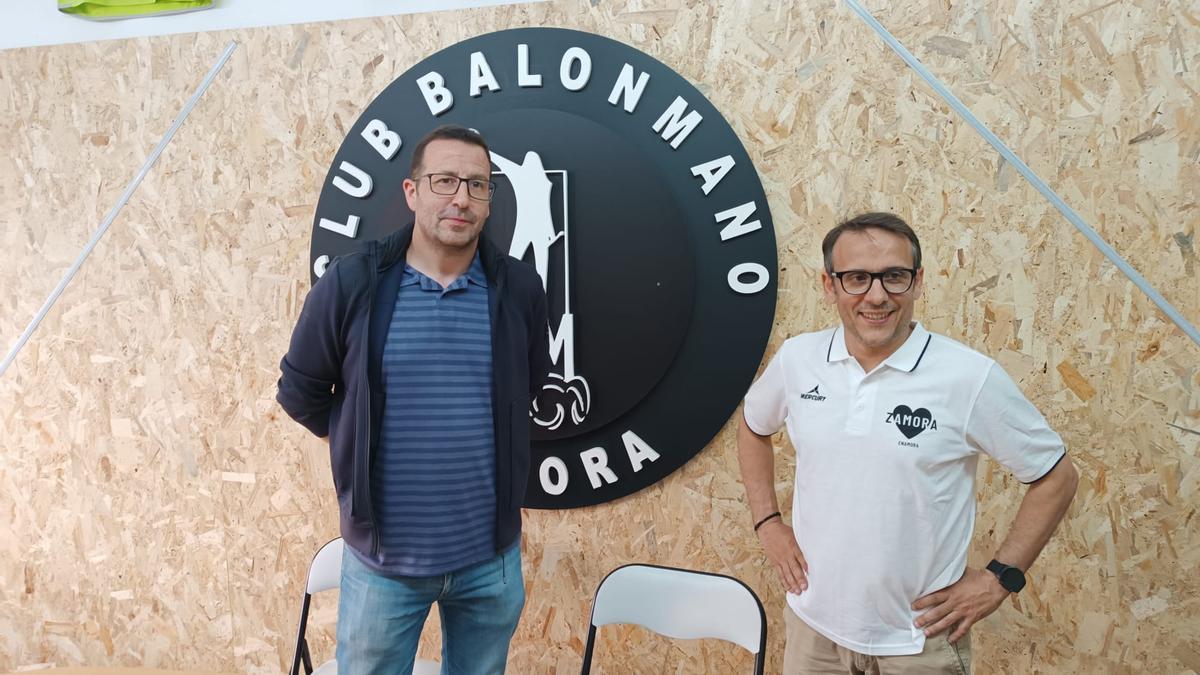 Iñaki Gómez, junto a Félix Monjón, nuevo entrenador del BM Zamora