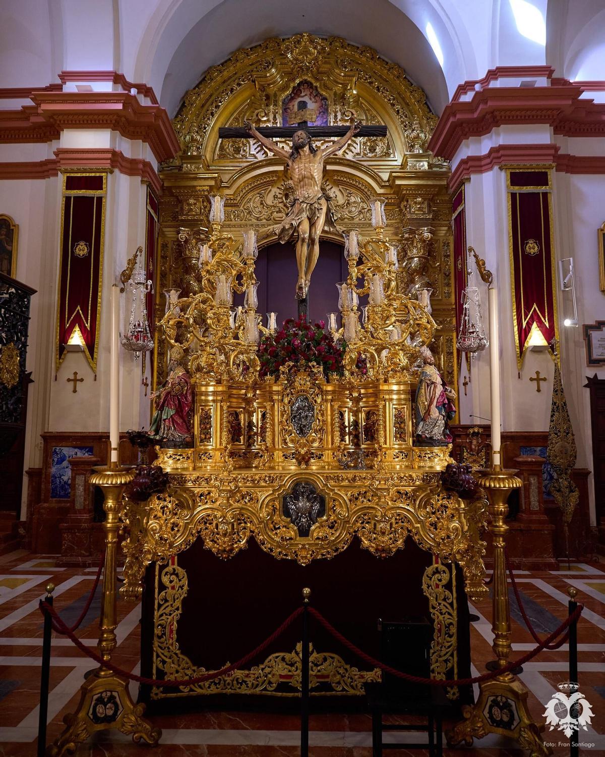 El Cachorro de Triana en su paso procesional para la salida del Viernes Santo