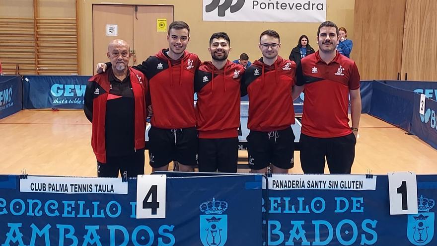 El club Palma regresa a la categoría de plata nacional del tenis de mesa