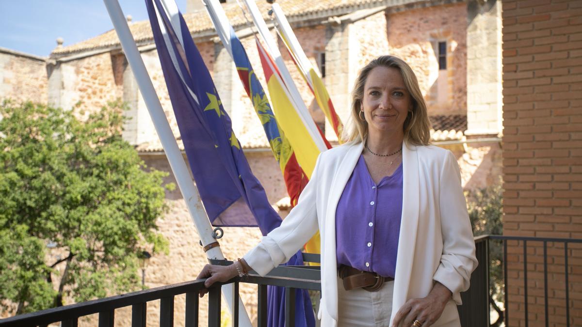 Paz Carceller (PP), alcaldesa de Puçol, durante la entrevista con Levante-EMV