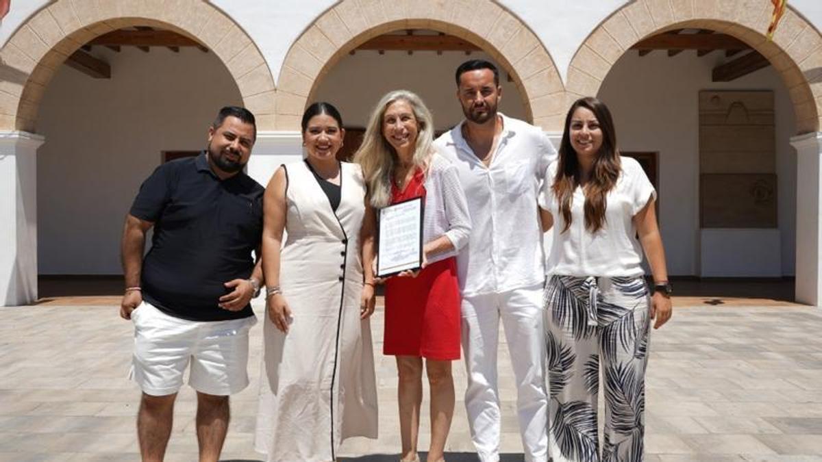 Visita secretaria Desarrollo Economica Playa del Carmen en Santa Eularia