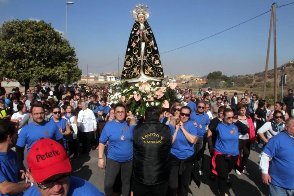 Subida de la Virgen de la Soledad al Calvario