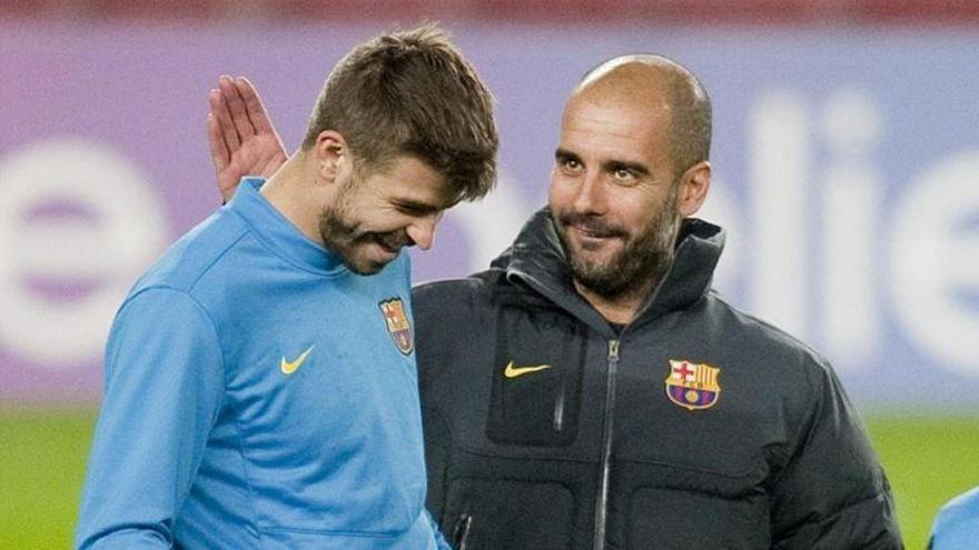 Guardiola asegura que votará a Piqué como presidente del Barça