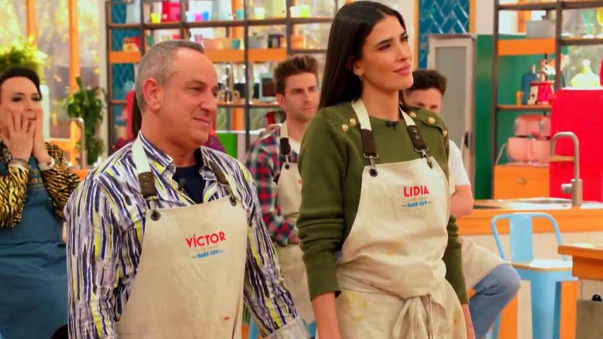 Víctor Sandoval y Lidia Torrent en 'Bake Off'