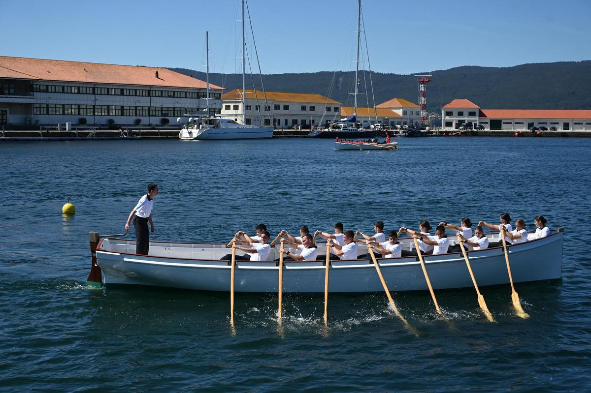El barco esta atracado desde hace tiempo en la Escuela Naval