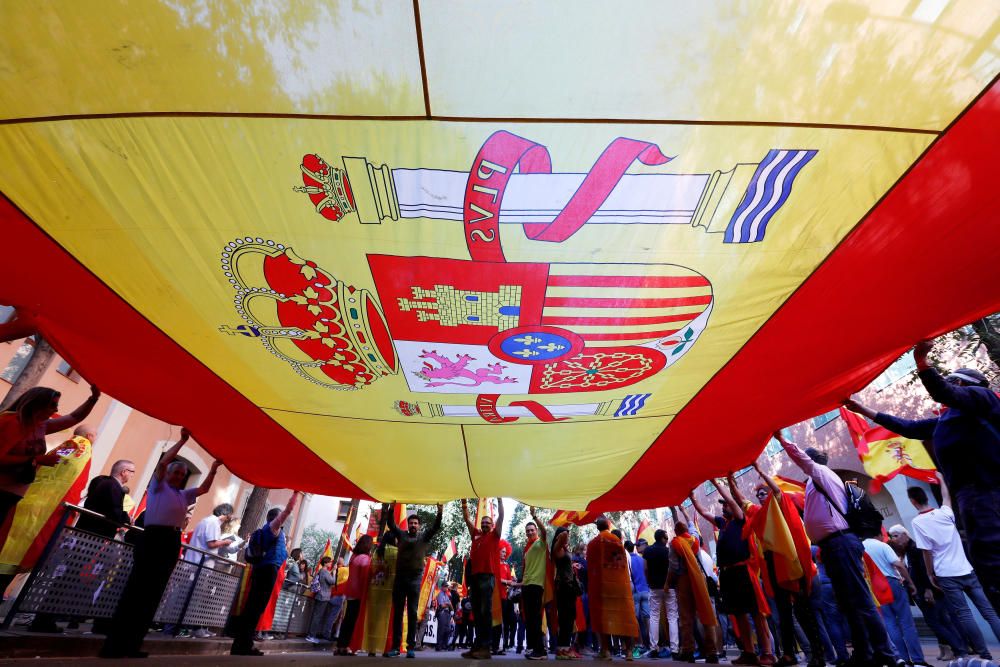 Manifestación en Barcelona por la unidad de España