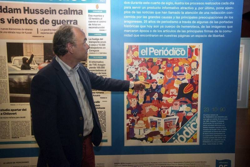 Fotogalería de la inauguración de la exposición de los 25 años del diario