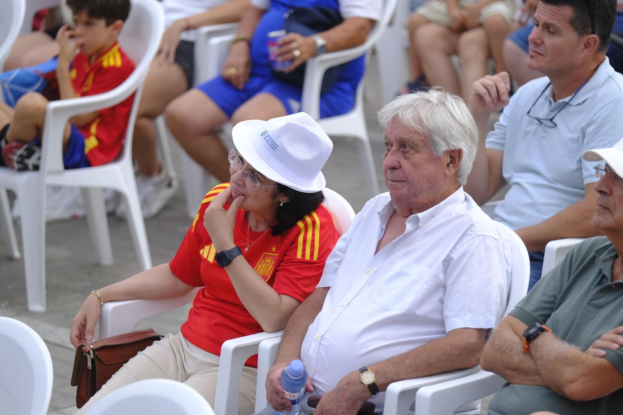 Ambiente de la final de la Eurocopa femenina de fútbol 