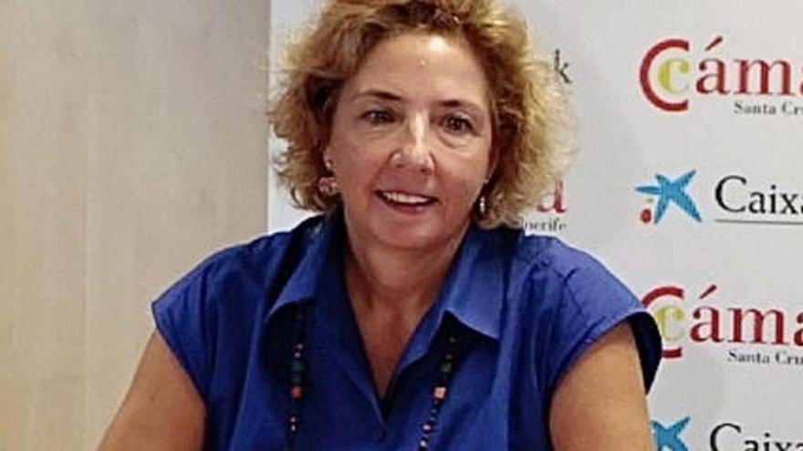 Lola Pérez, directora general de la Cámara de Comercio tinerfeña.