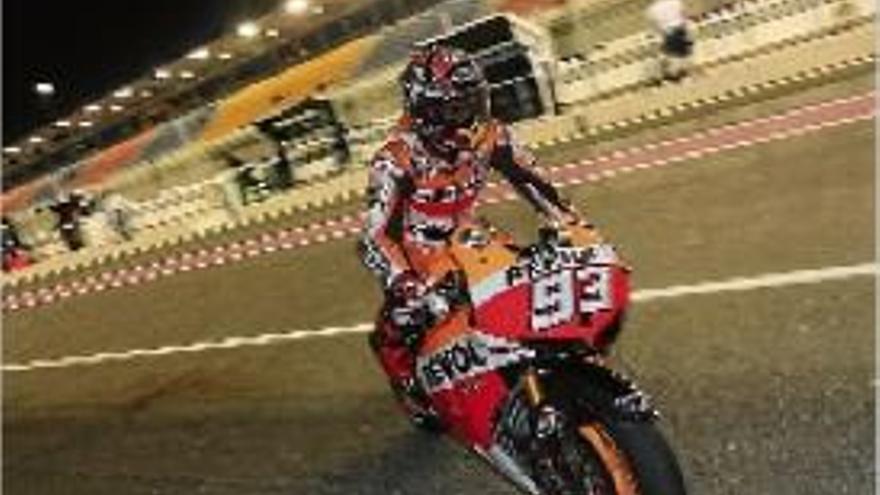 Marc Márquez sembla que s&#039;ha adaptat perfectament a la moto