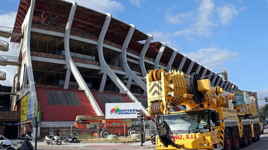 Obras de la reforma de la grada de Río en Balaídos // FARO