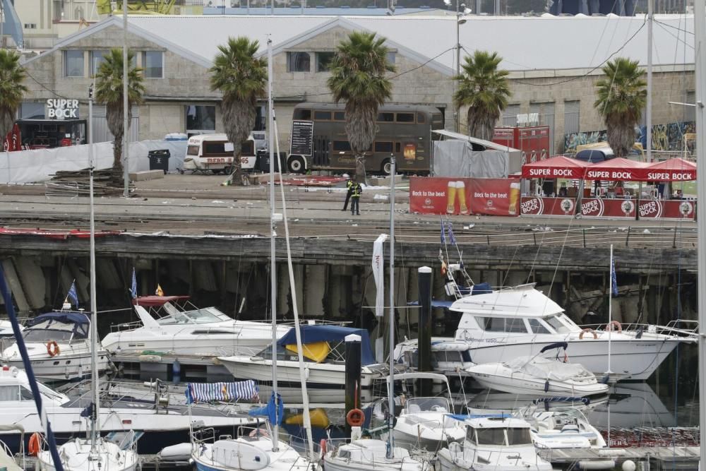 Accidente en O Marisquiño de Vigo: 300 heridos