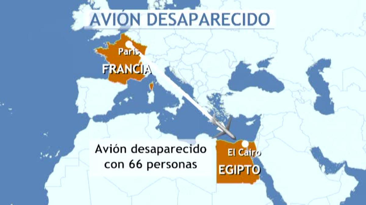 Desapareix un avió d’Egyptair que unia París amb el Caire.