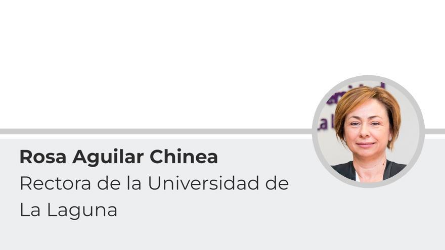 Rosa Aguilar Chinea, Rectora de la Universidad de La Laguna