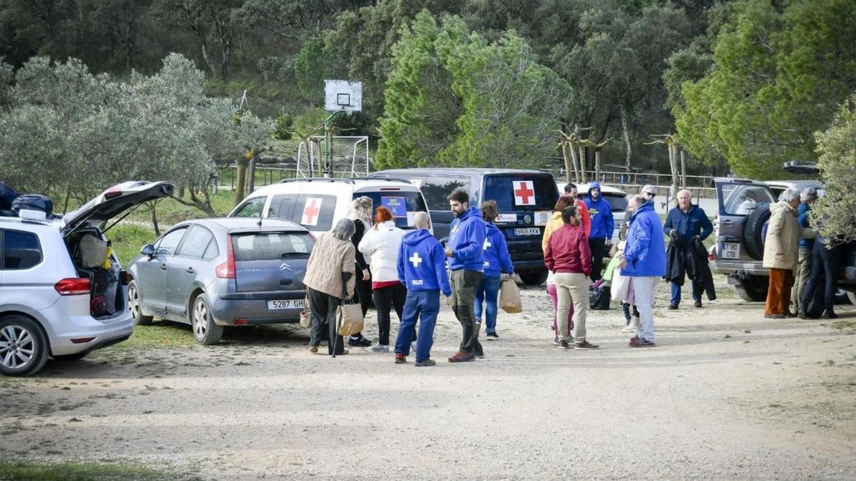 La casa de colònies de Capmany  va rebre i atendre els refugiats després del llarg viatge | ANDREA BOLCATO