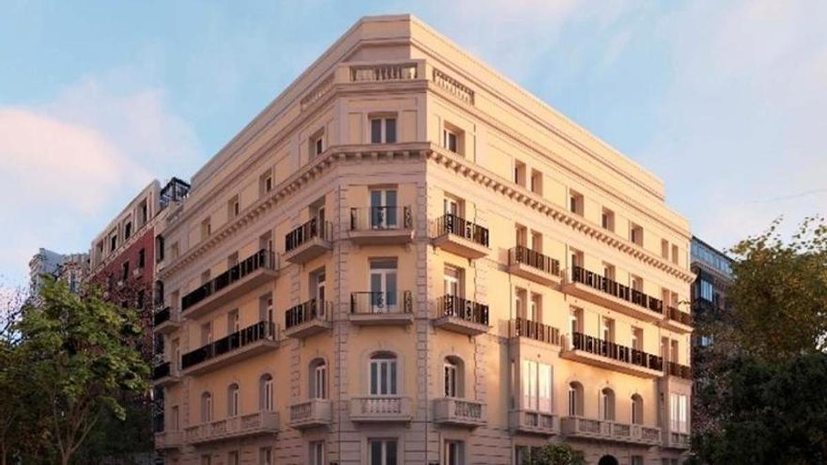 El Mercer Hotel Madrid 5 Gran Lujo, ubicado en la antigua sede de la Sociedad General Azucarera de España.