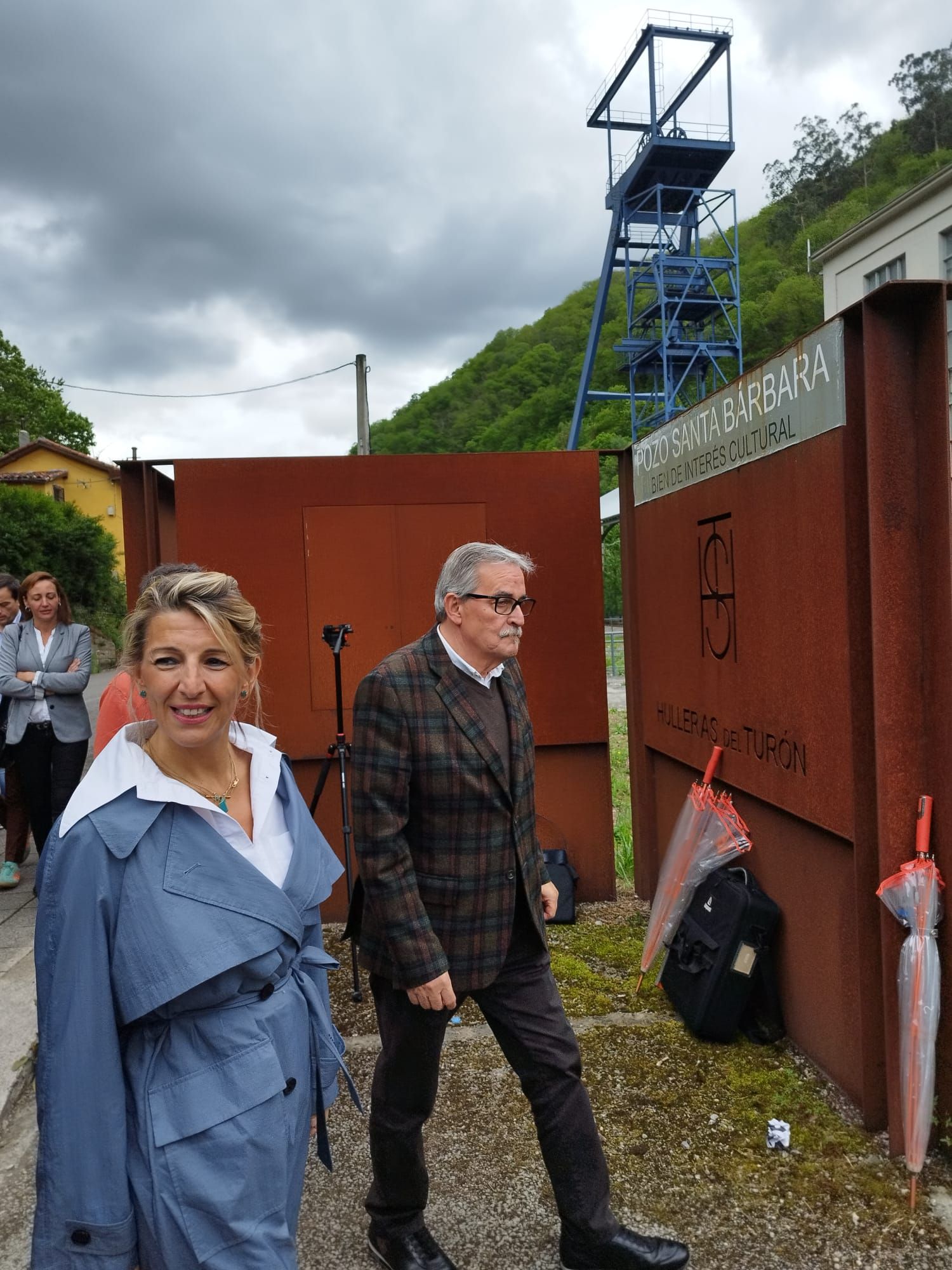 En imágenes: Así fue la visita de Yolanda Díaz a Asturias