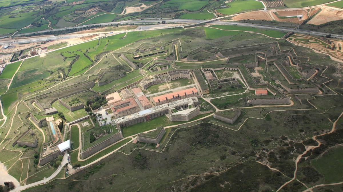 Vista aèrea del Castell de Sant Ferran