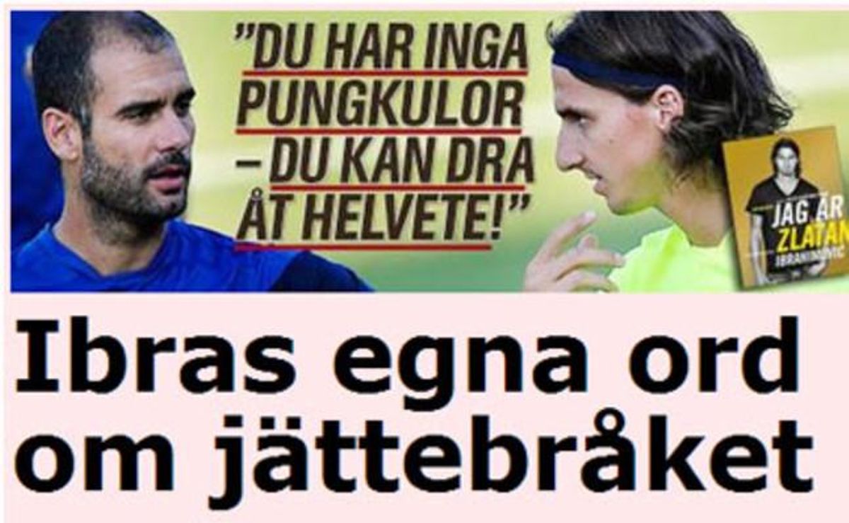 Captura de la web del diari suec ’Aftonbladet’. Captura de la web del diari suec ’Aftonbladet’.