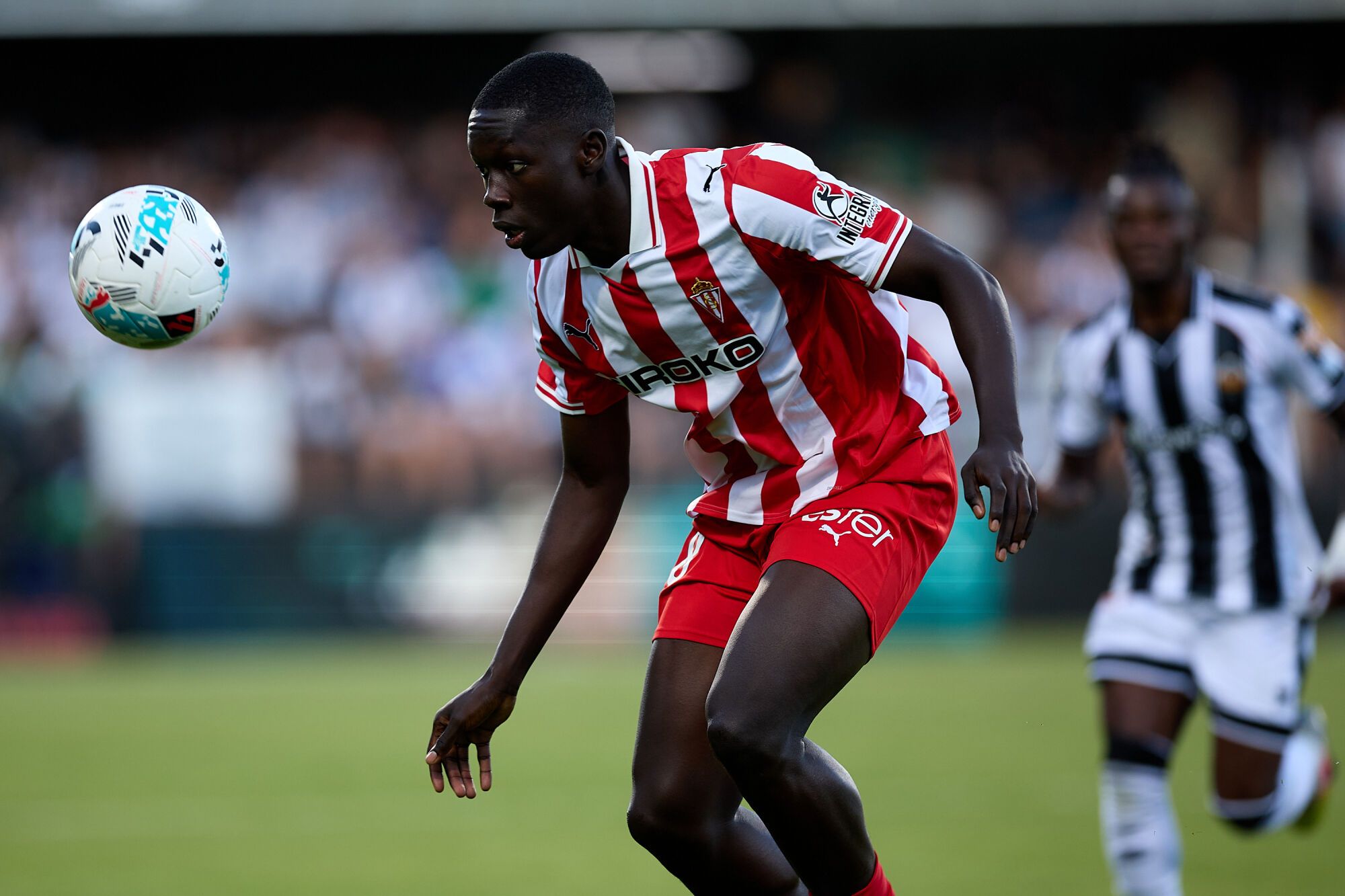 Fútbol. Partido correspondiente a la jornada 8 de Segunda División temporada 2025-2026 entre el CD Castellón y el Sport. Gijón. Nou Estadi Castalia