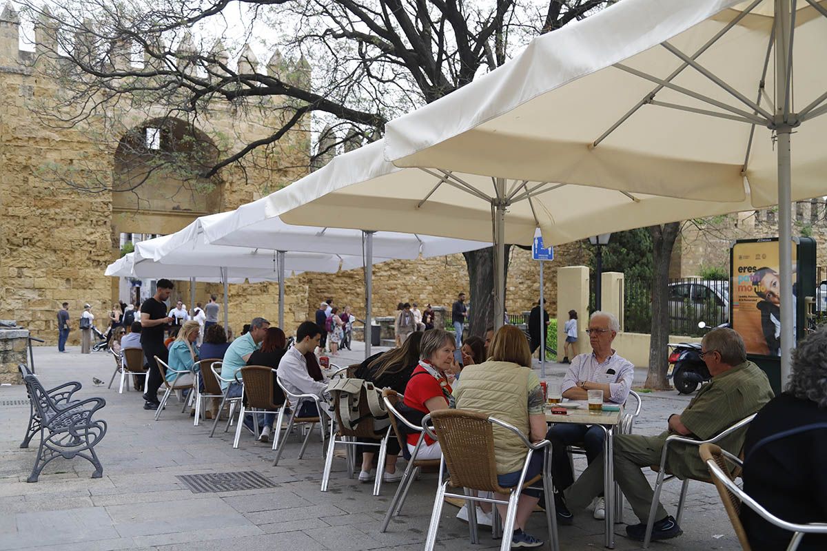 Los turistas tomán Córdoba en el Domingo de Ramos