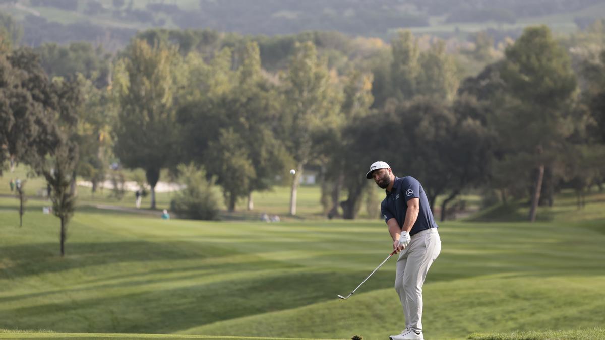 Jon Rahm en el torneo del DP World Tour.