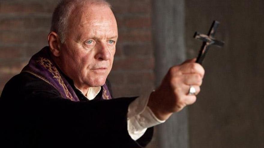 Anthony Hopkins en &#039;El rito&#039; .  i LA PROVINCIA/DLP