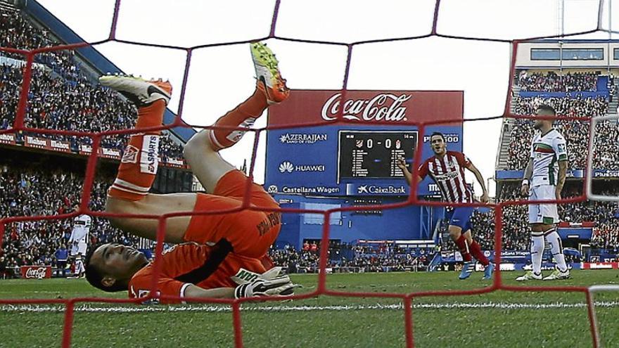 El Atlético, con pegada