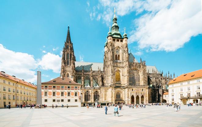 Catedral de Vitus en el Castillo de Praga