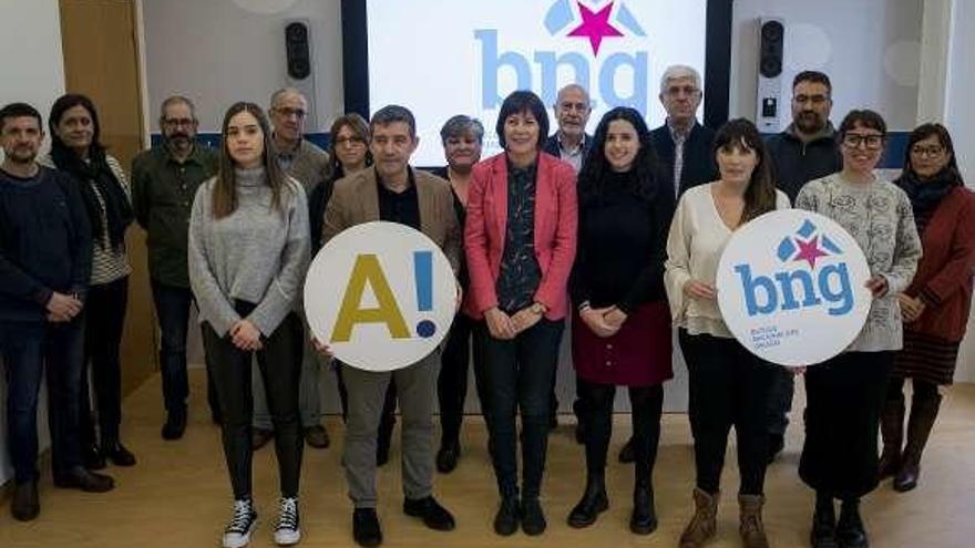 Presentación de la candidatura del BNG por la provincia de Ourense.