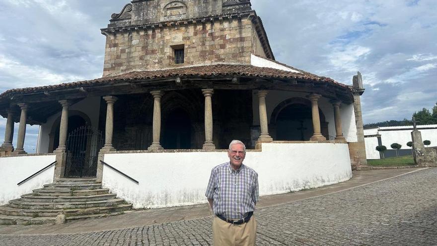 Carlos Capellán, párroco que lleva 50 años en Amandi: “Para conectar con los feligreses hay que ser comprensivo y bondadoso”