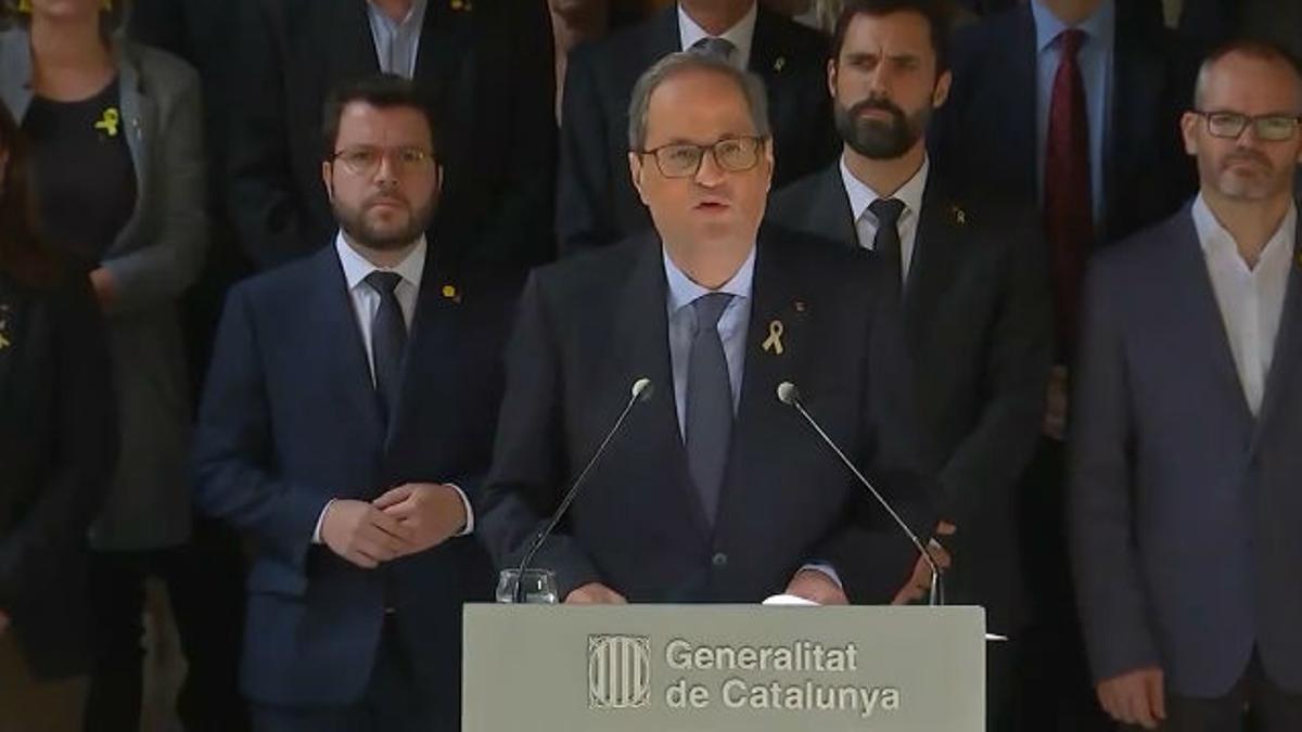 El president de la Generalitat ha condenado la sentencia