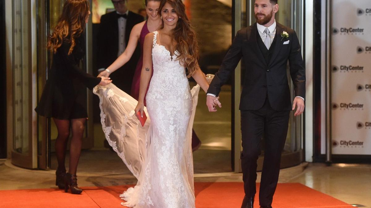 La boda de Messi, en imágenes