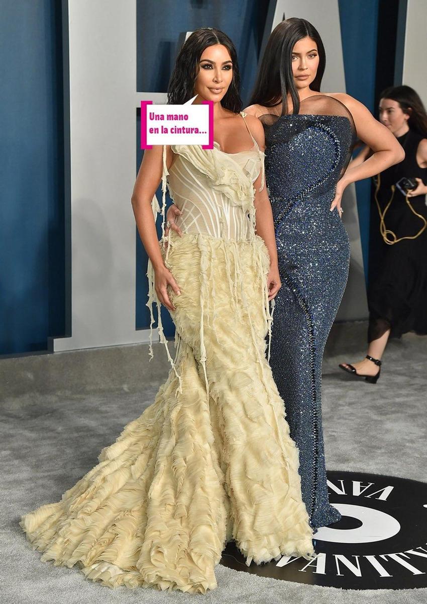 Kim Kardashian y Kylie Jenner en los Oscar 2020