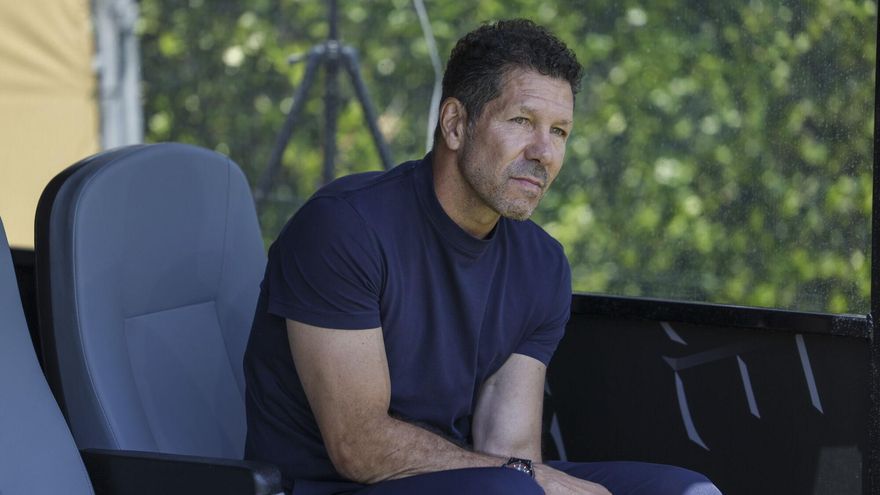 El entrenador Diego Simeone.
