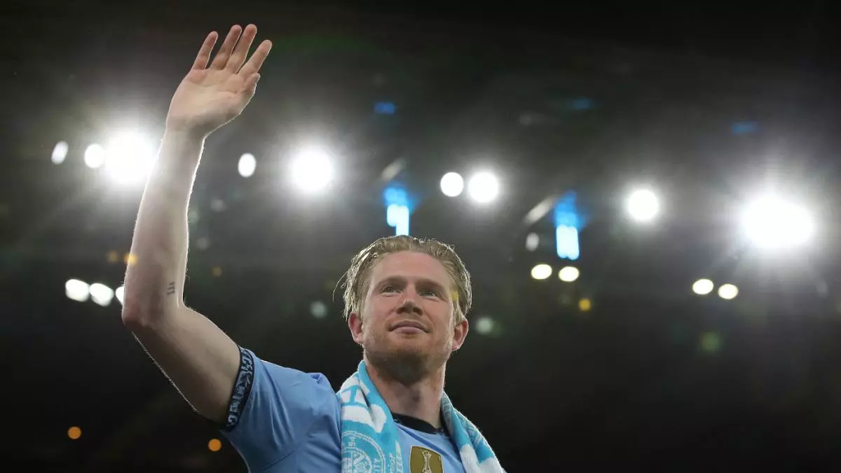 El 迆ltimo r谷cord de De Bruyne antes de su adi車s