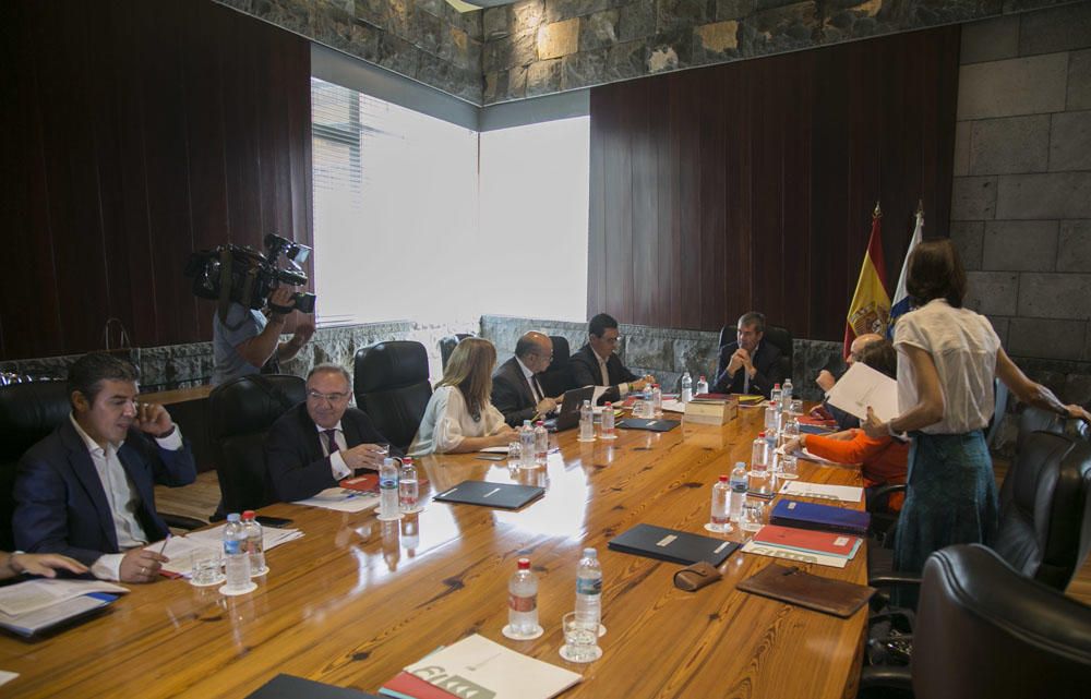 Reunión del Consejo de Gobierno de Canarias, 17/07