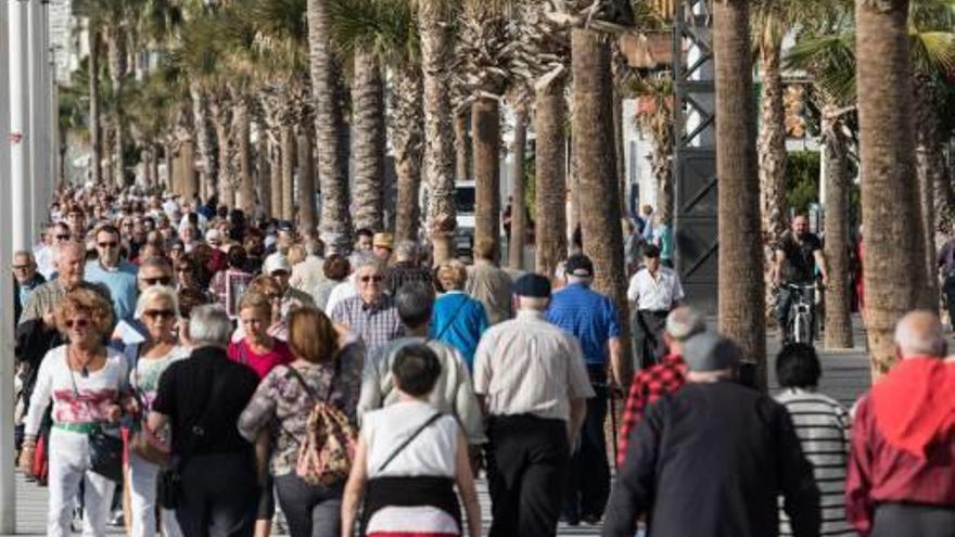 Las calles de Benidorm en una imagen reciente.