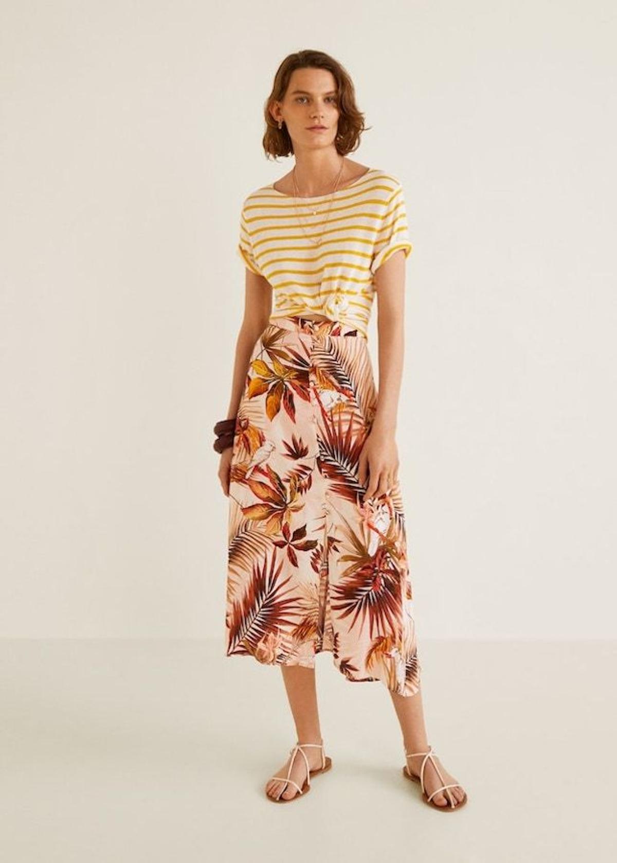 La falda tropical